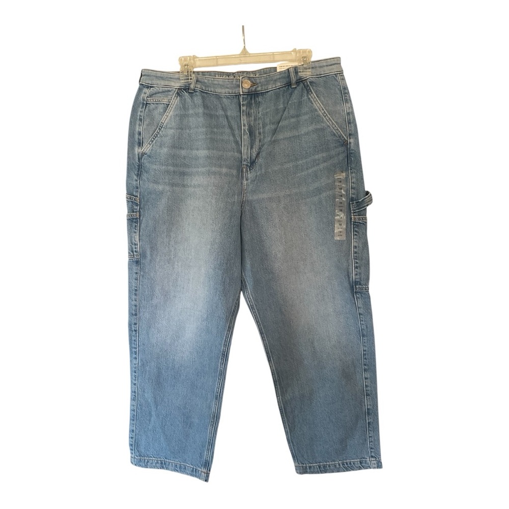 Women's highest rise 90’s Boyfriend, size 18s blue jeans